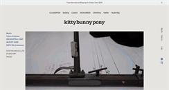 Desktop Screenshot of kittybunnypony.com